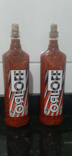 Pimenta Cumari Nativa Legítima Garrafa 1 Litro - Curtida no Vinagre