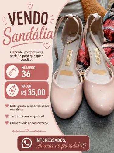 Vendo sandália 