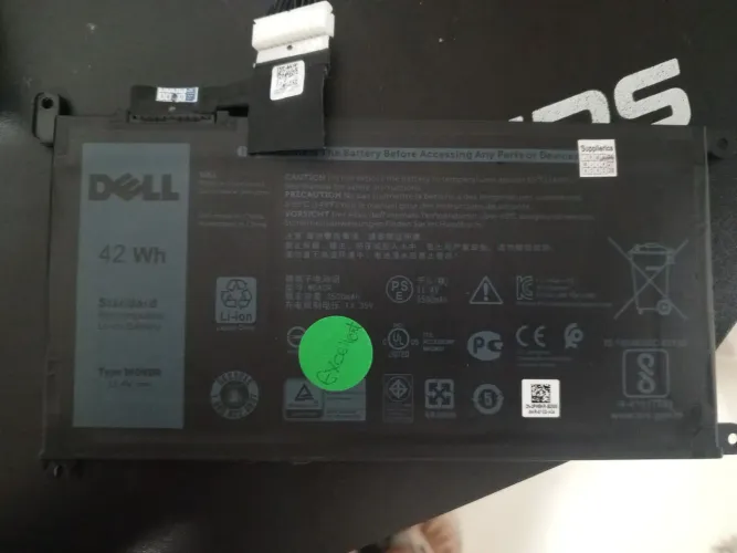 Bateria Dell wdxor 42w status excelente original $ 100,00 semi nova ..