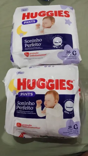 Fralda descartável Huggies