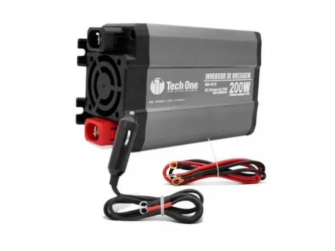 Inversor 200w 12v Para 220v Conversor Tomada Usb Tech One