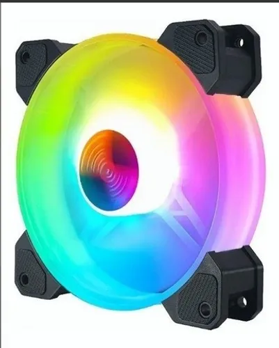 fan cooler para Gabinete Refrigerador Rgb Ventilador 12cm Vários Efeit