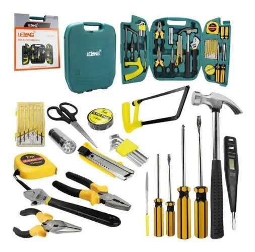 Kit Maleta De Ferramentas Serviços 18 Peças Lelong Le-992