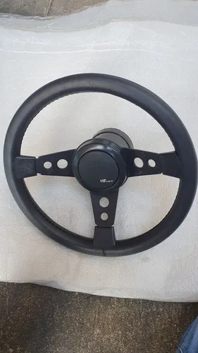 Volante esportivo wega acessório de época carro antigo novo