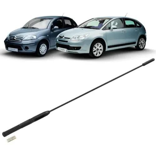 Antena Haste Citroen C3 / C4 2005 à 2012 - Lisa Removível  - Antico HS324