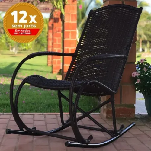 Cadeira de Balanço da vovó em fibra sintética - Iguatu moveis 
