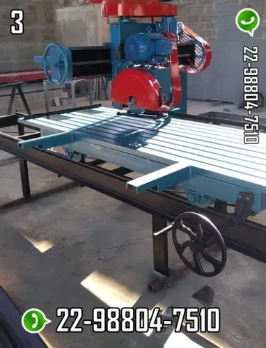 SERRA PARA MARMORARIA ESTRUTURA AÇO 10 X CARTÃO