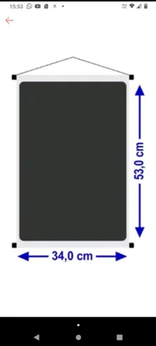 Banner Quadro Negro Lousa ( 01 Giz de Brinde)