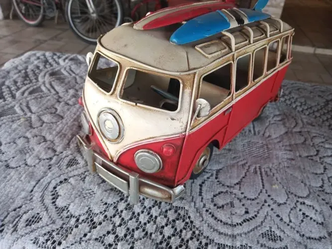 Kombi lata retrô artesanal 