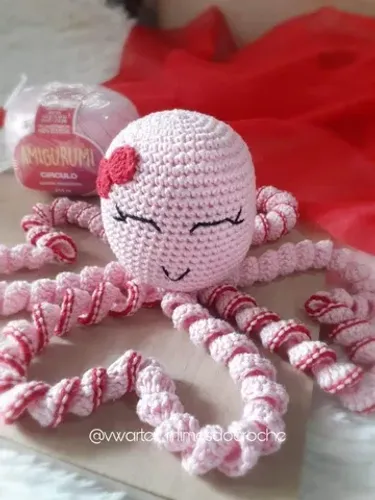 Polvo amigurumi - crochê