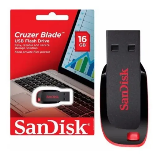 Pen Drive 16gb original(Distribuidora JK Eletrônicos, Honestidade e Qualidade)