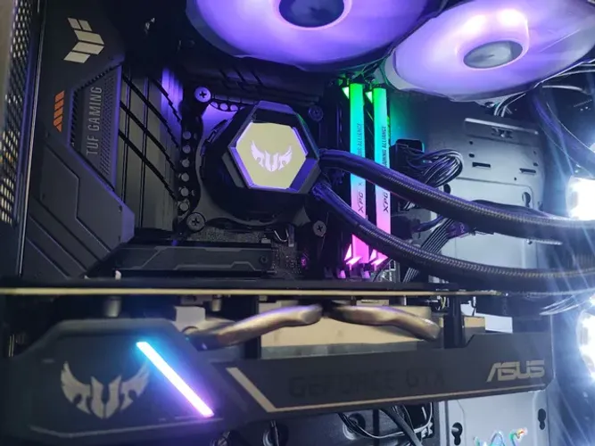 PC Gamer Asus TUF i7 12ª Geração - 16GB - Nvme 512Gb - RTX 5060 OC - Water Cooler - 800w