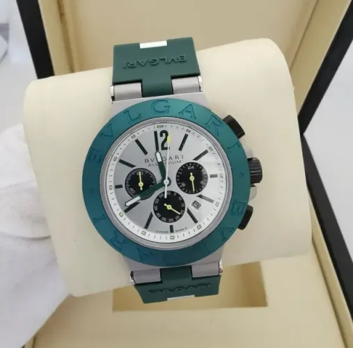 Relógio Bvlgari Aluminium Verde