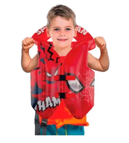 -Colete Inflável Spider-Man NOVO
