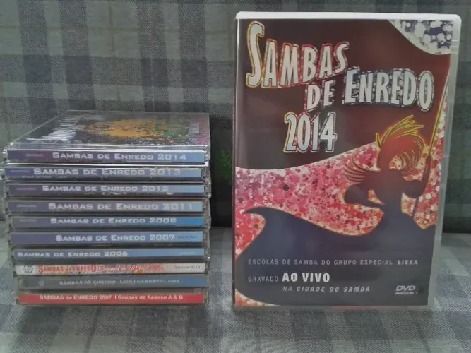 CDs Sambas de Enredo - Grupo Especial e Série A - RJ
