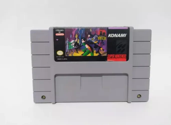 Jogo fita Batman e Robin super Nintendo repro snes 