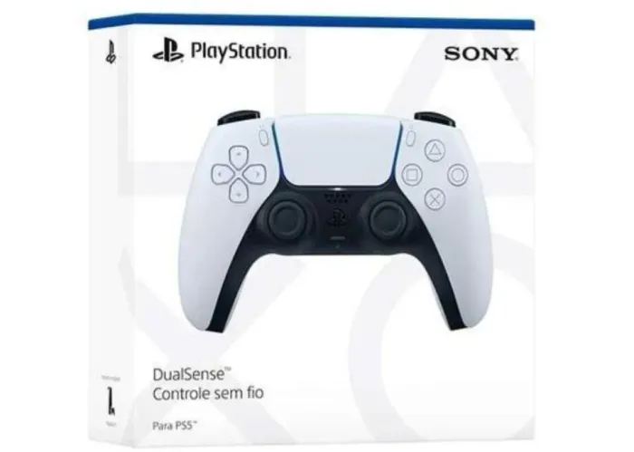 CONTROLE PS5 DUALSENSE  BRANCO ORIGINAL 3xx sem juros no cartão 