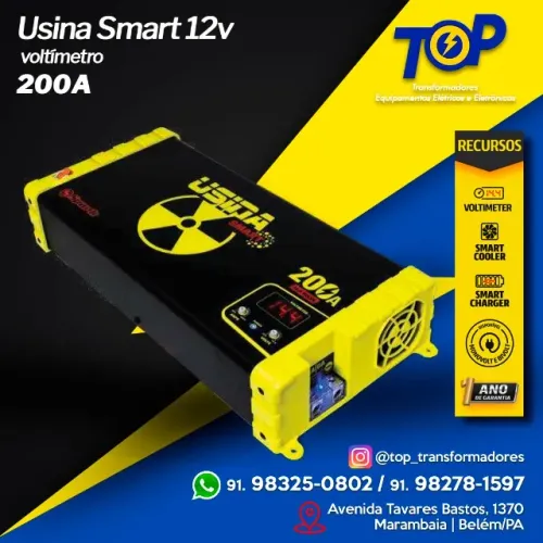 Fonte Usina Smart Conect 12v 200a