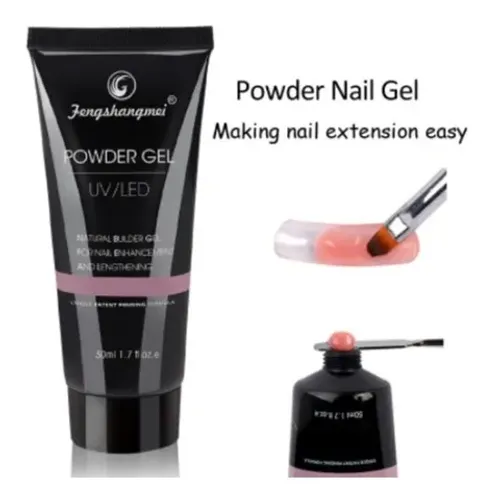  Polygel Uv Powder Led Fengshangmei Bisnaga 30ml Cor 08