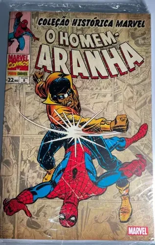 Coleção Histórica Marvel - Homem-Aranha - Volume 08 - Panini Comics - quadrinhos revista