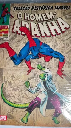 Coleção Histórica Marvel Homem-Aranha Volume 03 Panini Comics lacrada revista quadrinhos