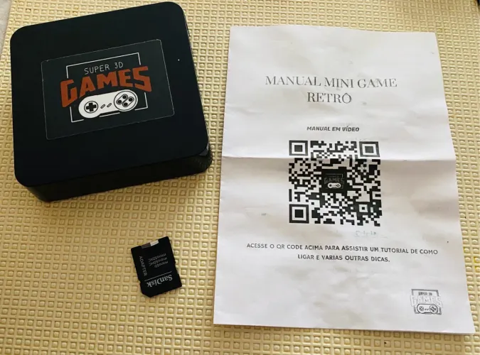Console mini game retrô 