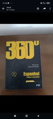 Livro 360° Espanhol completo, Ensino médio