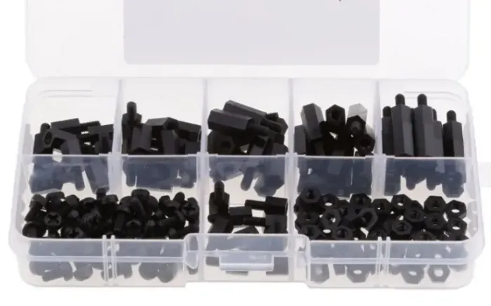 M3 Macho Para Fêmea Espaçadores Hexagonais Kit 180 Unidades Arduino Automação COD-CP621