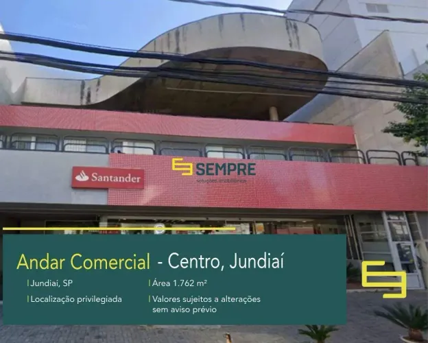 Andar corporativo para alugar em Jundiaí São Paulo