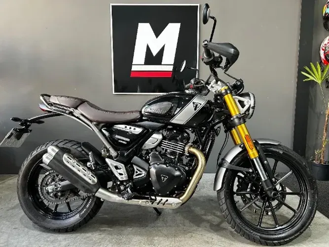 TRIUMPH SCRAMBLER 400 X 2025 - Baixíssima km - Garantia da concessionaria - Estado de 0km