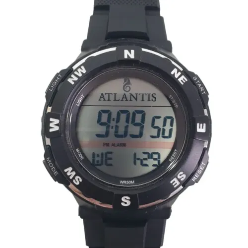 Relógio Digital Atlantis Mod G5494 Esportivo Masculino a Prova D`Água
