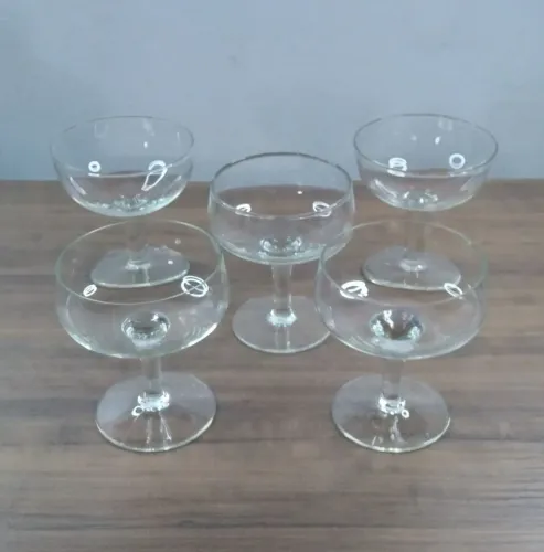Taças cristal e vidro para espumante