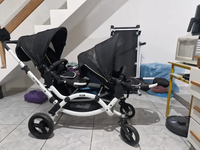 Carrinho Gêmeos ABC Design Zoom - Oportunidade 