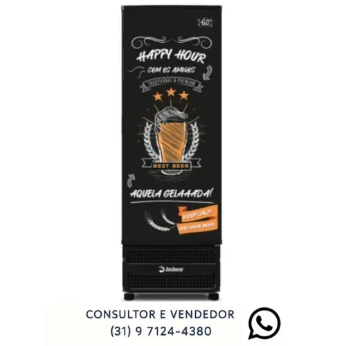 Cervejeira Porta Cega Adesivada Imbera 560 Litros