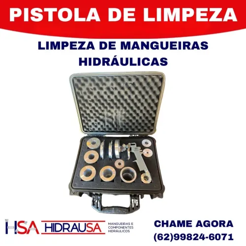 Pistola de limpeza de mangueiras hidráulicas 