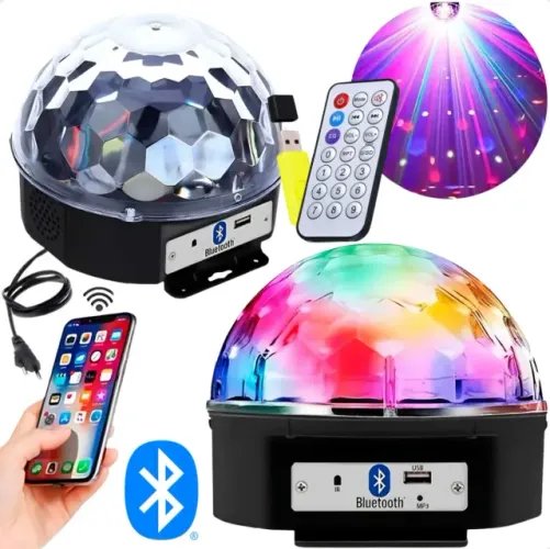 GLOBO MALUKO LED RGB VARIOS EFEITOS BLUTHO