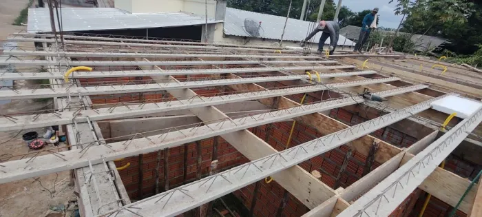 Vigotas e todo material para laje pré moldada 