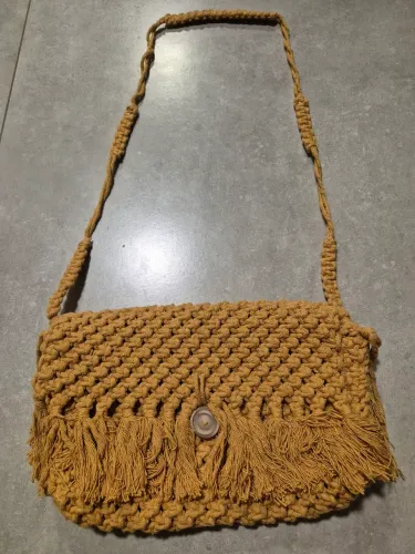 Bolsa de macramê 