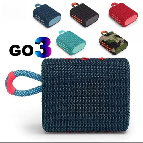 CAIXA DE SOM PORTÁTIL GO 3 BLUETOOTH RESISTENTE A ÁGUA