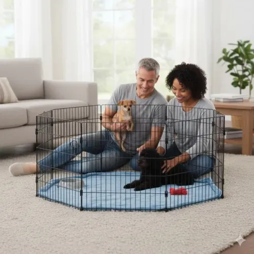 Cercadinho para cães filhotes