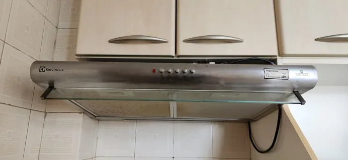 Excelente Exaustor  e Depurador Electrolux Chef Inox para Fogão 4 bocas