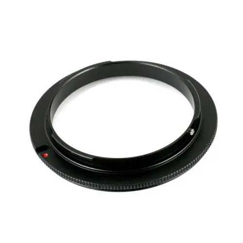 Anel de inversão para Canon EOS - use lentes normais para macrofotografia - diâmetro 52 mm