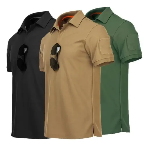 Camisa tática gola polo 