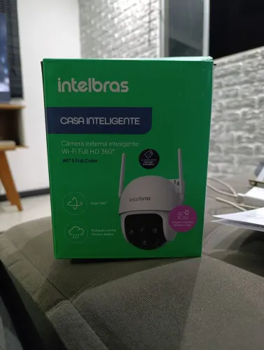 Câmera Externa Inteligente Intelbras Wi-Fi Full HD 360°