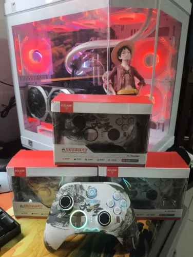 controle sem fio wukong rgb com hall effect