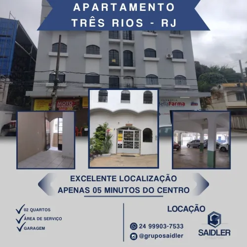 Aluga-se apartamento em Três Rios - RJ