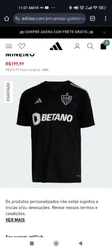 Camisa Galo Atlético M