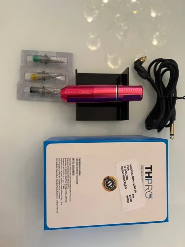 Máquina de tatuagem pen neon profissional THPRO