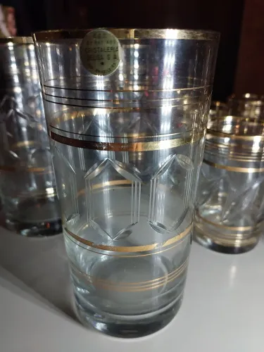 Copos de cristal 