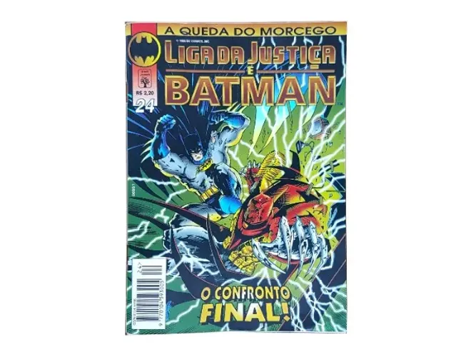 Revista Hq Liga Da Justiça E Batman: A Queda Do Morcego #24